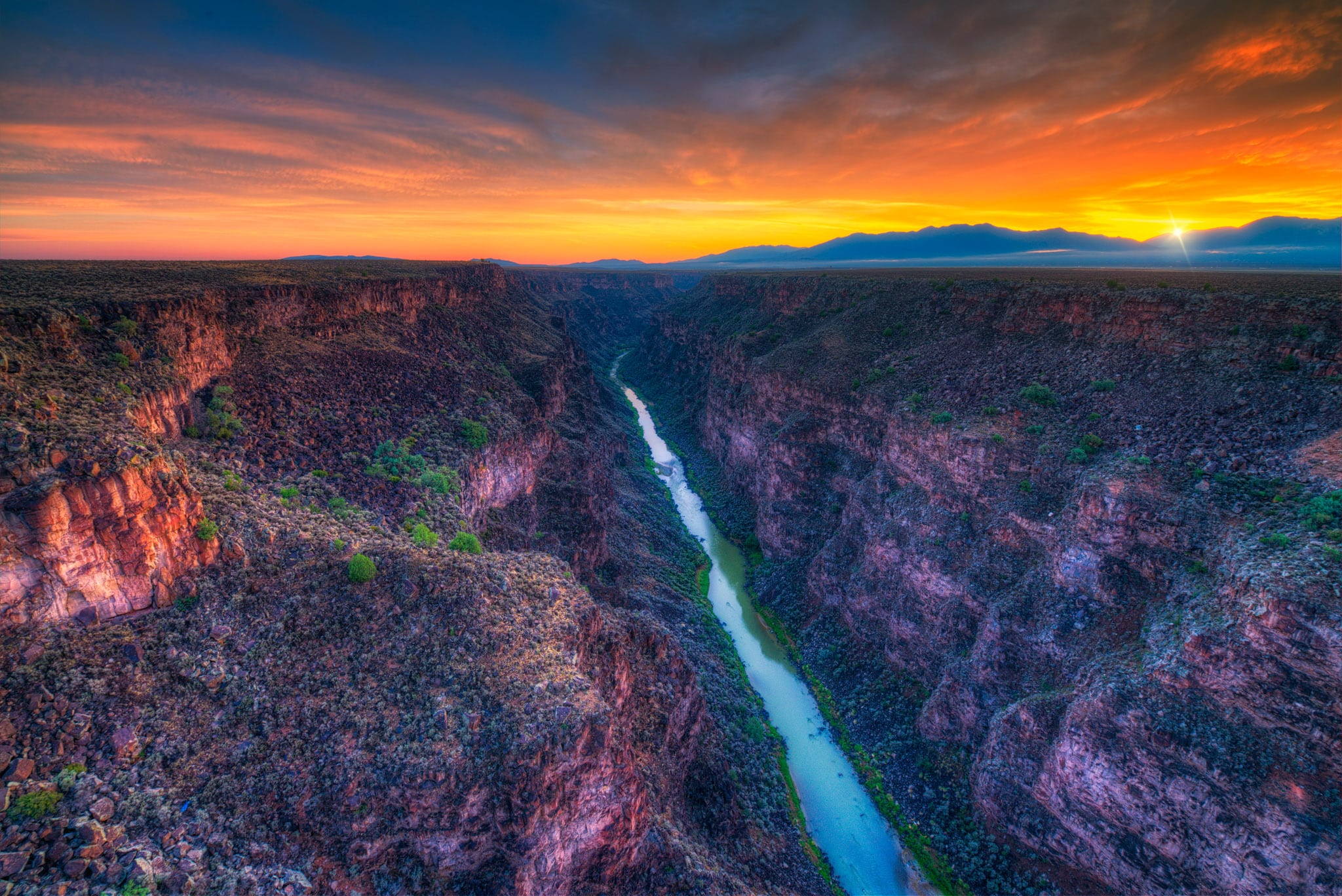 Rio Grande Gorge New Mexico scenic view near Albuquerque tax law service area